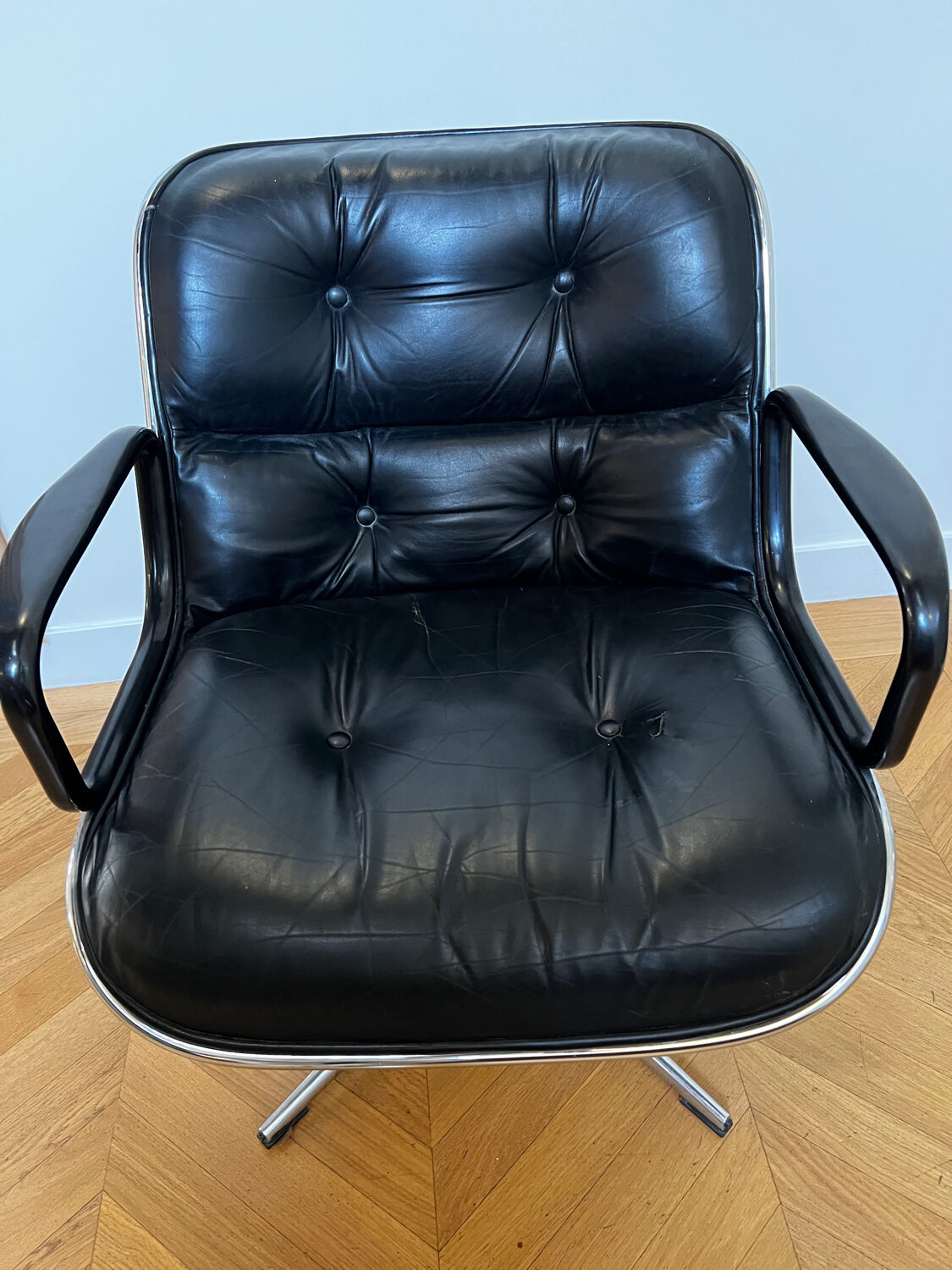 Pair of armchairs Pollock - edition knoll