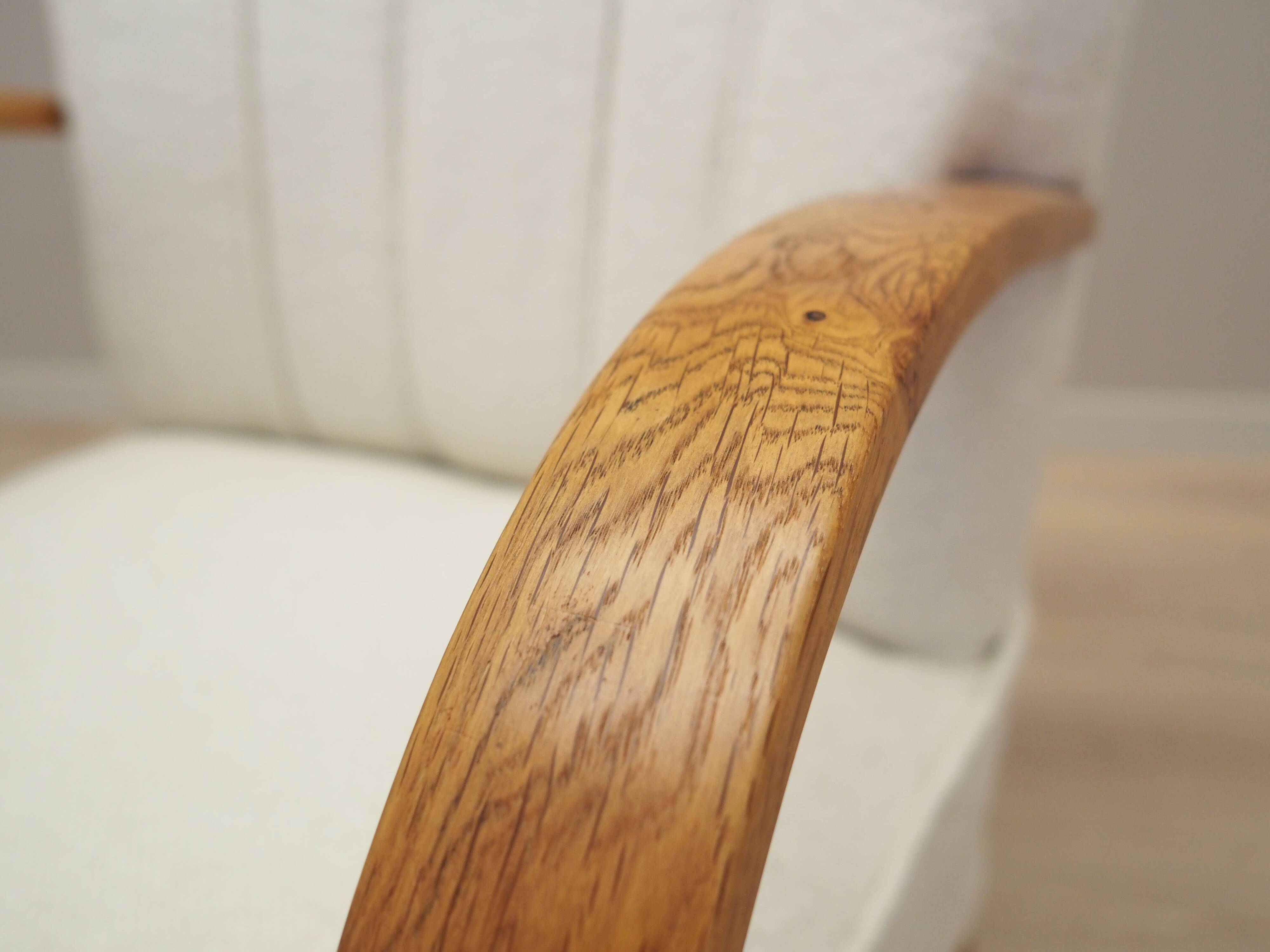 Oak armchair, Art Deco, 1950s, made in Denmark