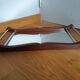 Art deco rectangular mirror top