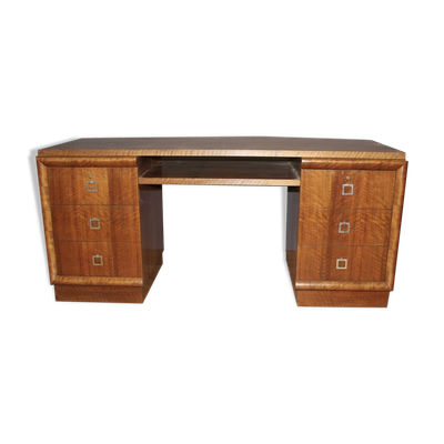 Bureau art déco en noyer