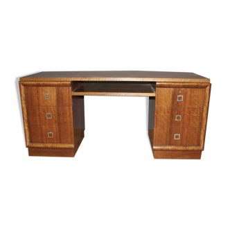 Bureau art déco en noyer