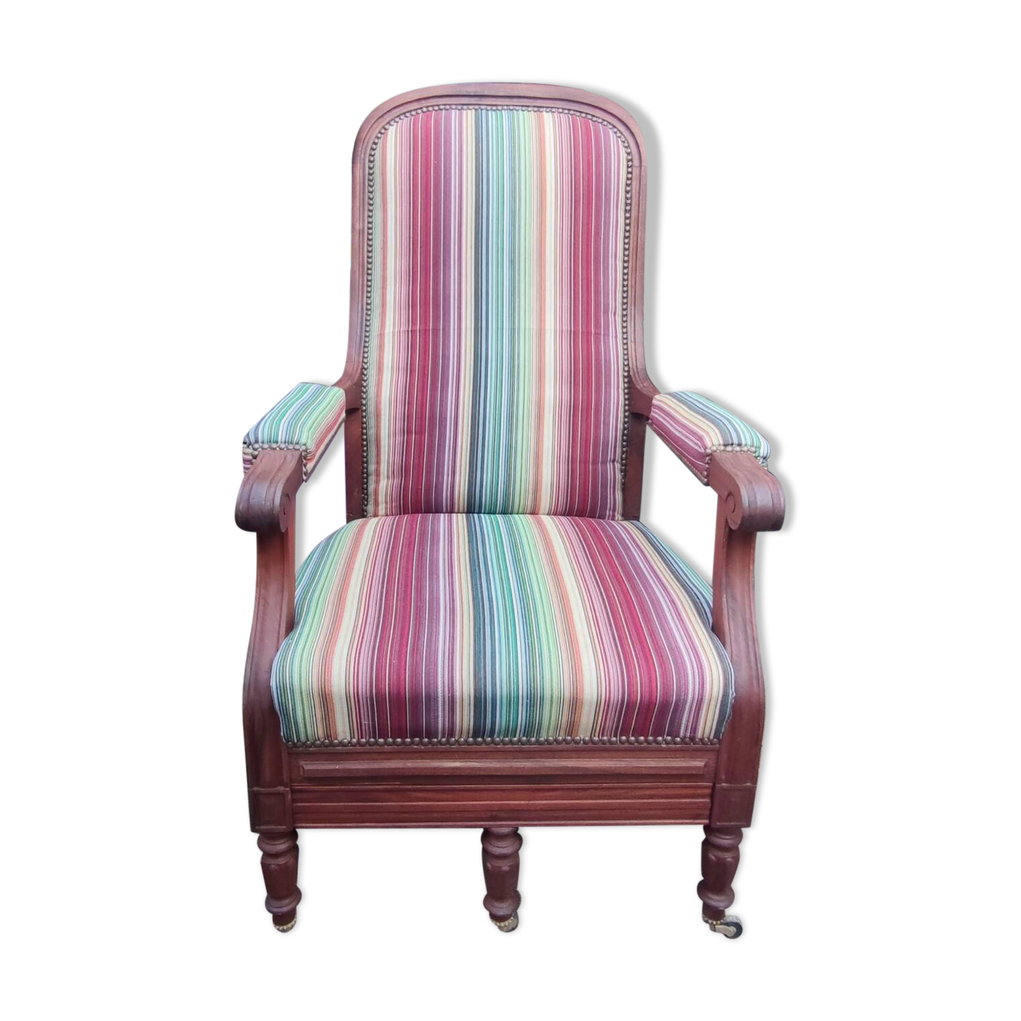 Voltaire rack and footstool