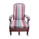 Voltaire rack and footstool