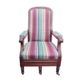 Voltaire rack and footstool