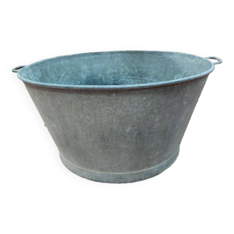 bassine en zinc / baignoire