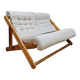 Vintage Swedish folding sofa