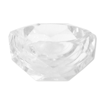 Crystalline, faceted ashtray