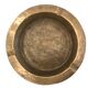 Ashtray old gilded brass
