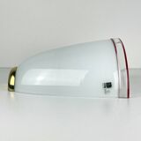 White and Red Murano Wall Light by Itre, Italy, 1980s