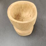 Handmade wooden bowl / mortar