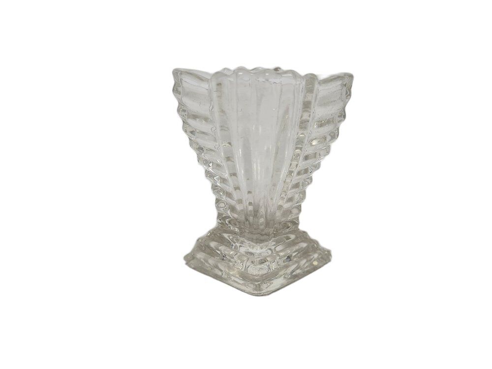 Art Deco toothpick case from Hortensja Glasswork, 1930s