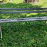 Banc de jardin pied fonte