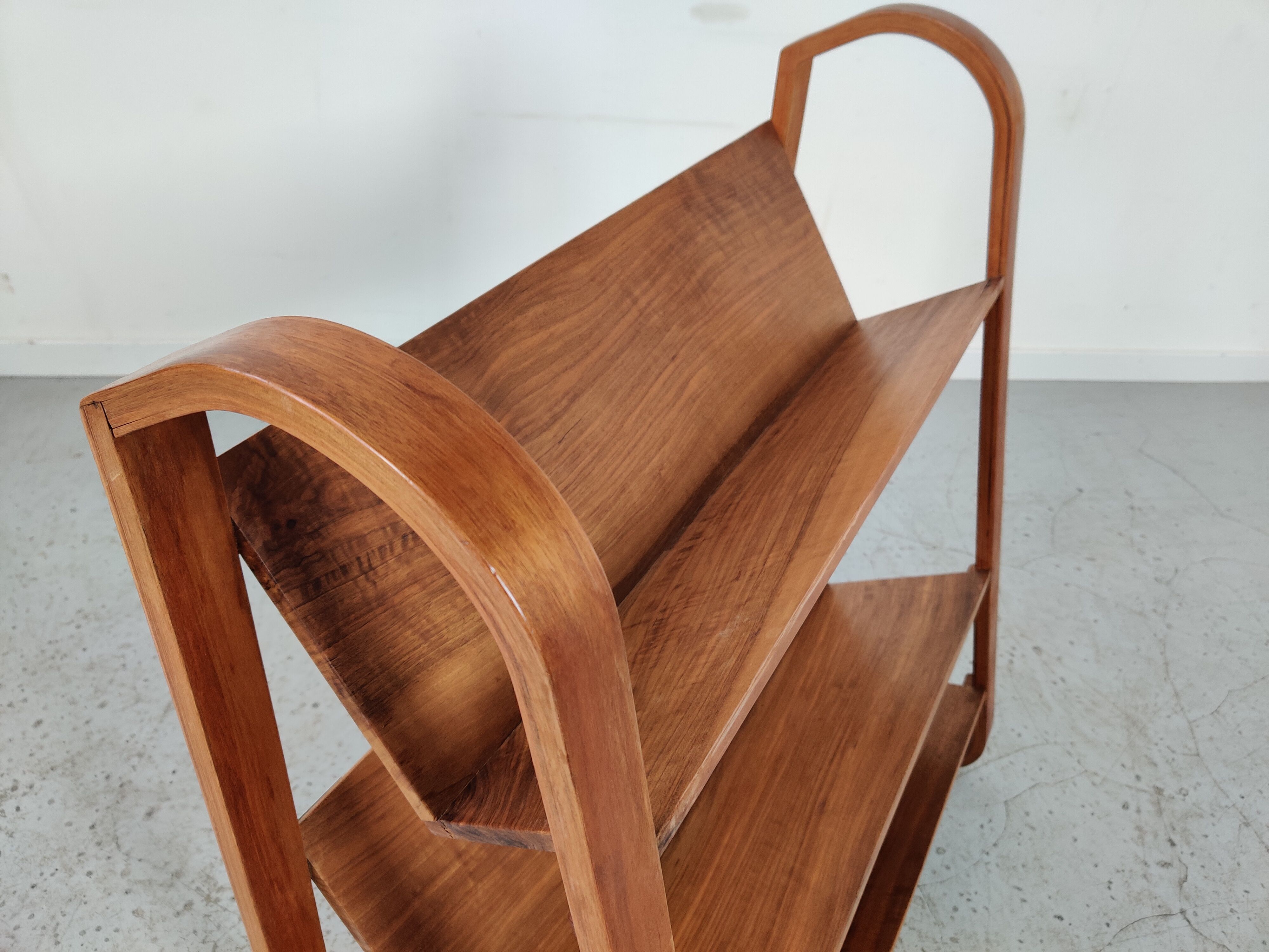 Scandinavian library magazine holder 60s