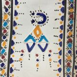 Ceramic dish oriental decoration signed FATH