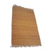 Ethnic natural fibres carpets dyed