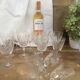 Set of 16 mismatched crystal glasses medium model