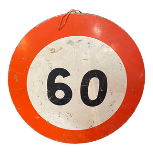 Panneau de signalisation orange