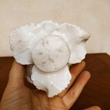 Candlestick pink porcelain shape