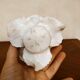 Candlestick pink porcelain shape