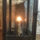Wood and iron photophore lantern