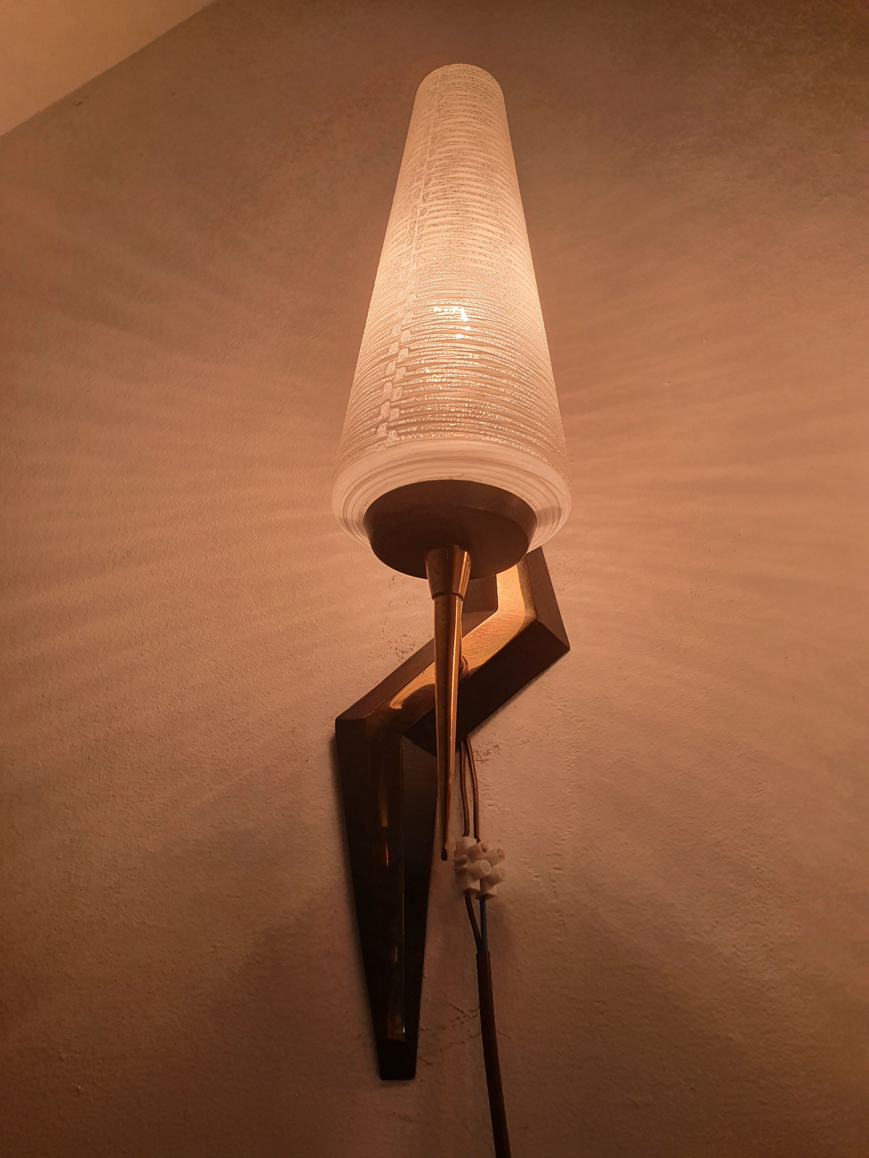 Pair of vintage appliques from Maison Arlus 60s