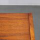 Danish mid-century teak cabinet with sliding doors, refurbished, 1960s