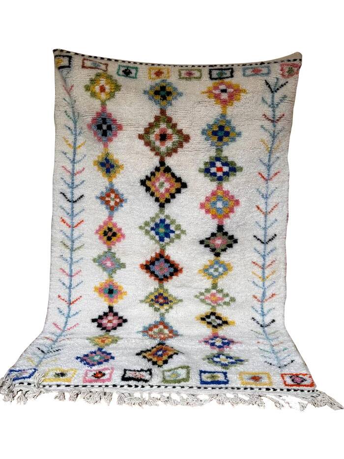 Berber rug Beni Ouarain 248 x 157 cm "Hadia"