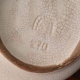 Cracked ceramic art deco vase