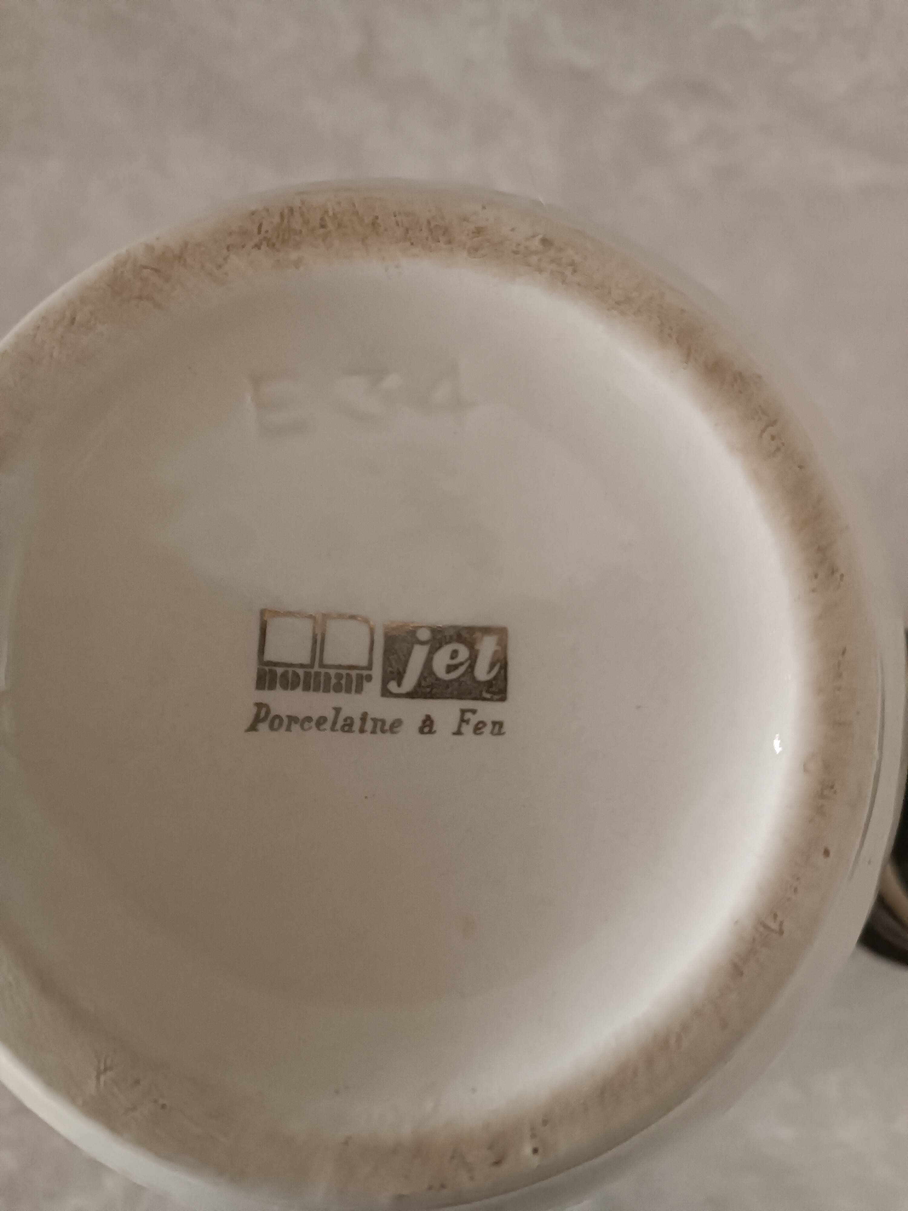 Théière Norma Jet en porcelaine à feu, années 70