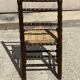 4 wooden and rope bobbin leg chairs attributed to Charles Dudouyt 1940
