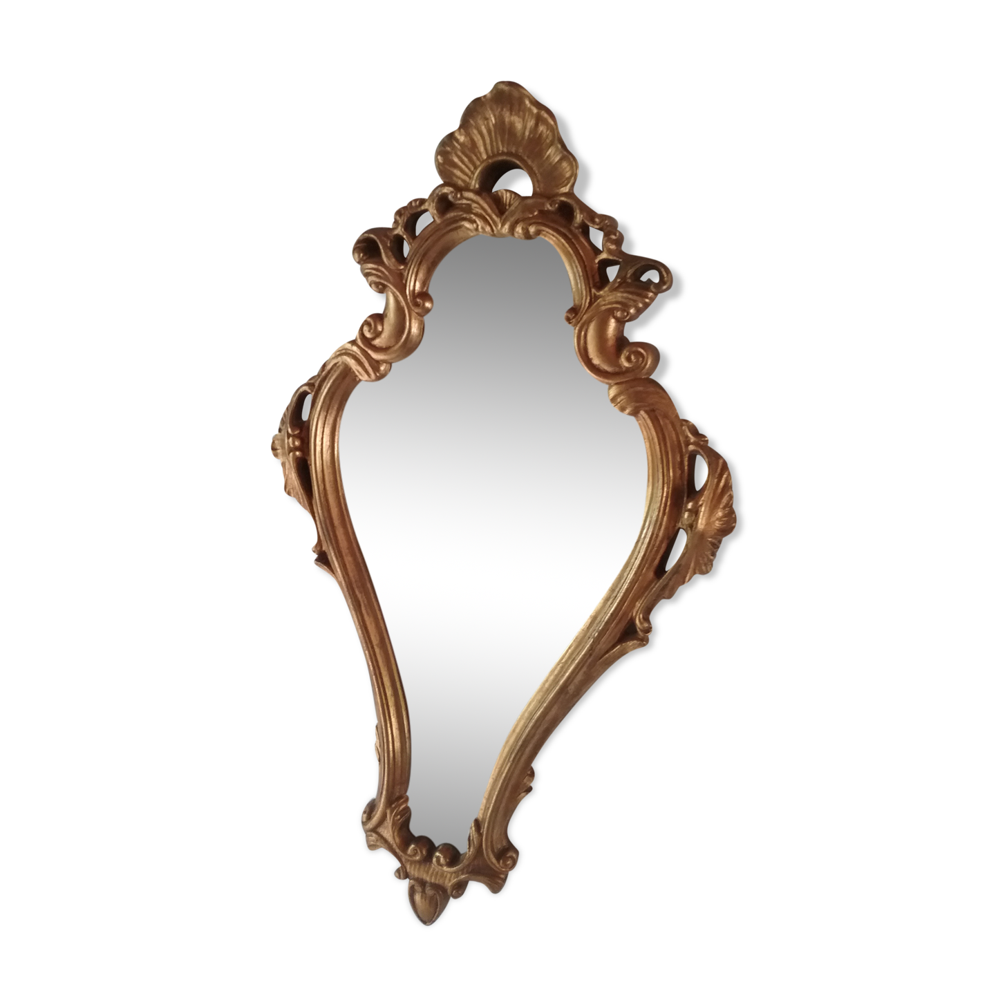 Golden mirror - 70x41cm