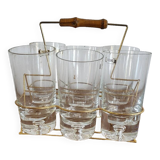 Service à verres vintage