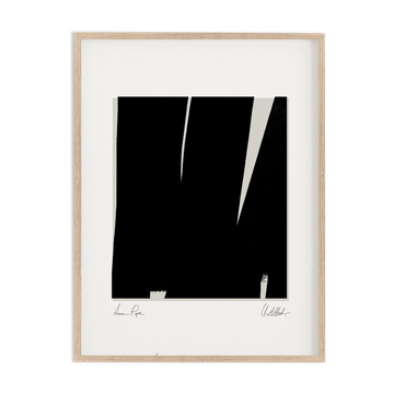 Framed abstract giclee art print 50x70cm