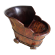 Children's bathtub vintage chinese wood 19th