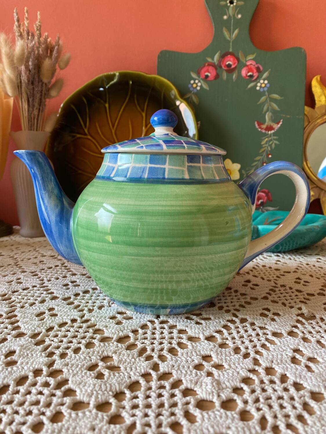 Colorful teapot
