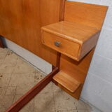 Head of bed 140 x 190 bed suspended vintage 50s