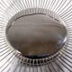 Silver metal fruit basket