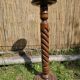 Vintage twisted turned wood column