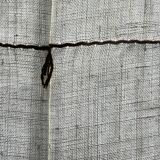 Old linen fabric lampshade suspension