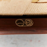 Ib kofod larsen lounge chair & ottoman "Adam" for Mogens kold