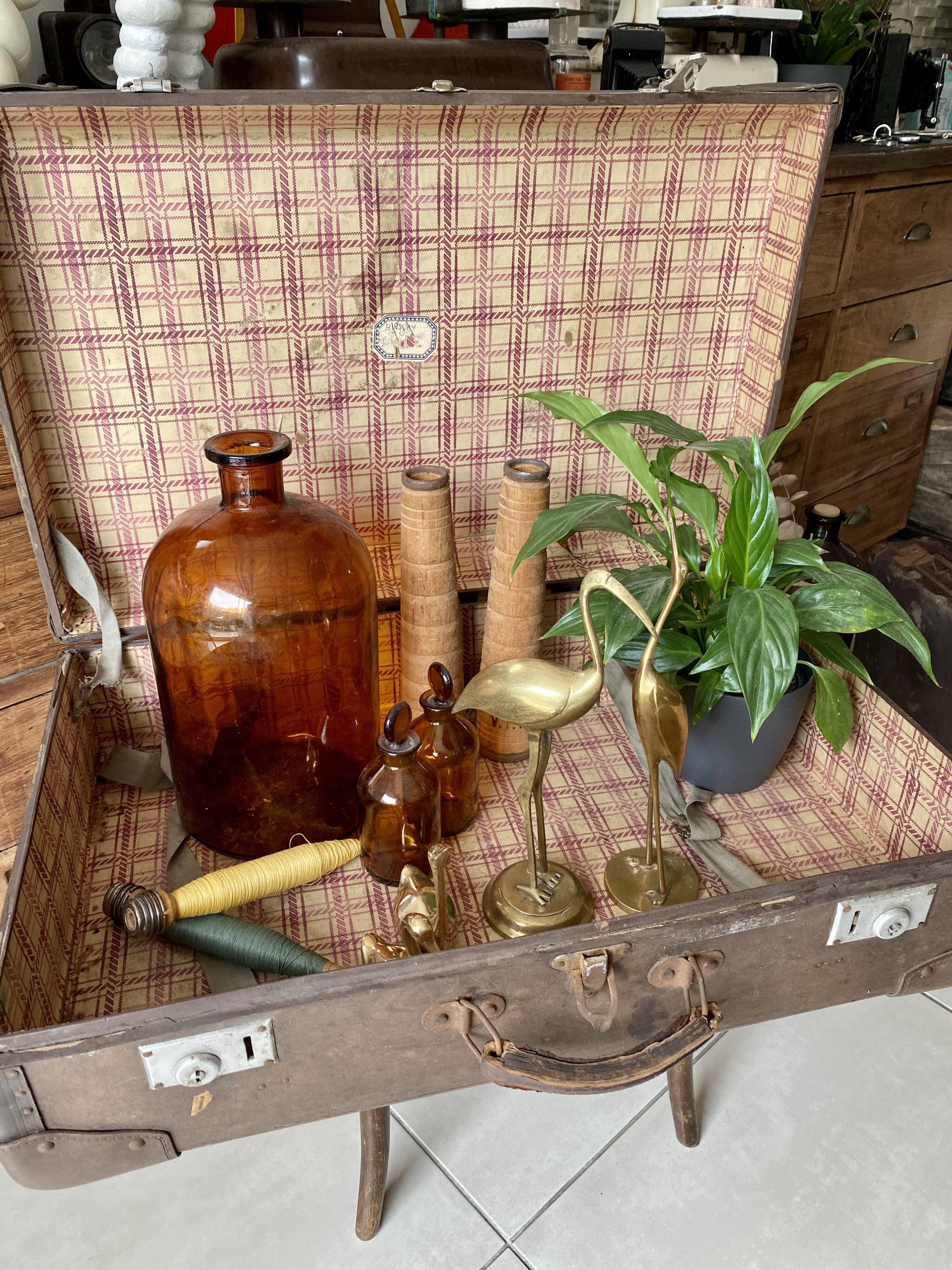 Old vintage suitcase