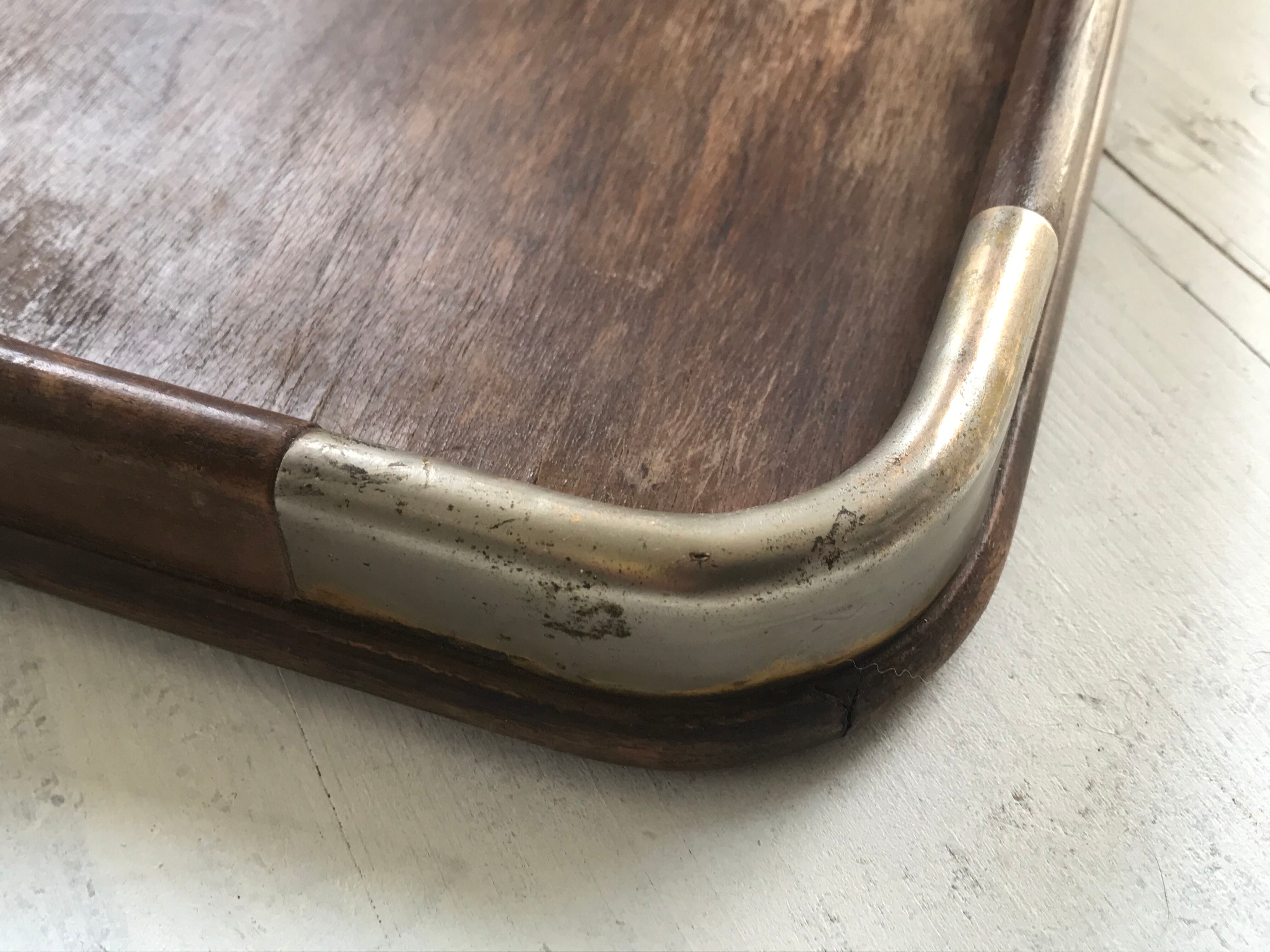 Art deco wooden tray