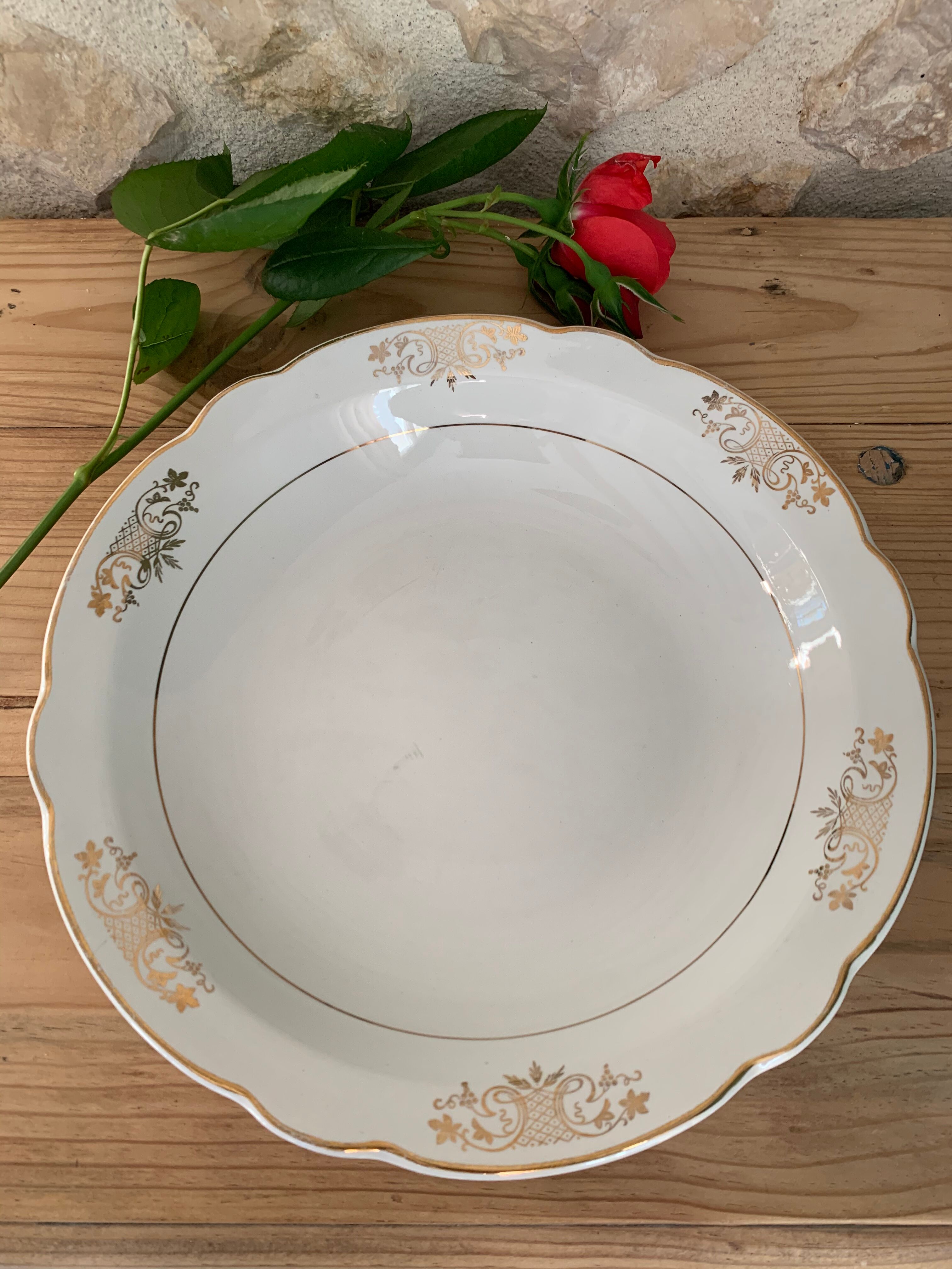 Hollow dish Lunéville Badonviller