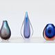Flavio Poli Sommerso "Teardrop" vase Murano glass Seguso Italy 1960