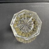 Vase in cut crystal and silver hallmark head of minerva 1st title
