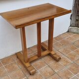 Vintage wooden and veneer drawing table