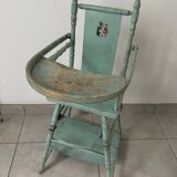 Chaise haute bébé à système