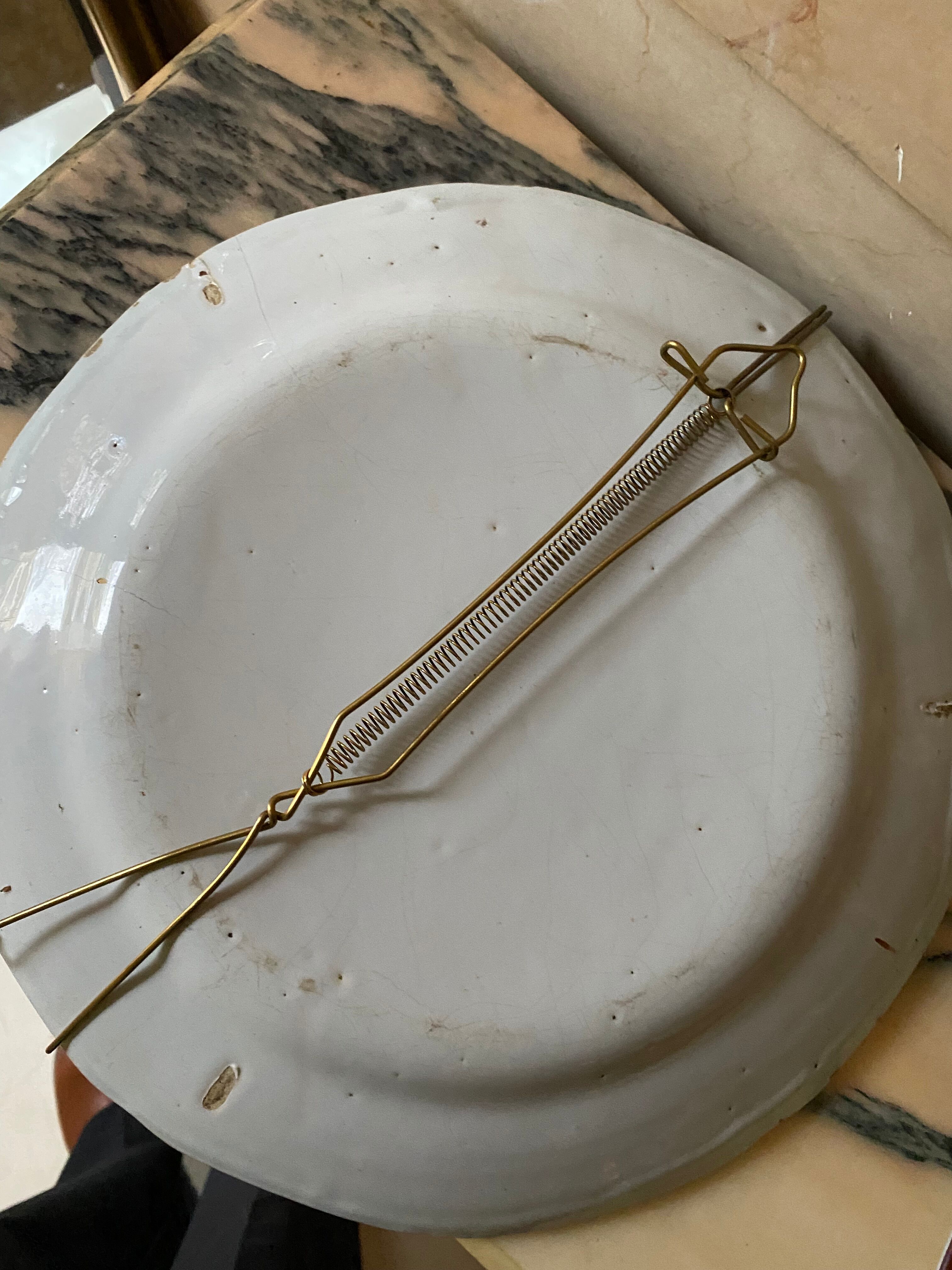 Pair of earthenware dishes