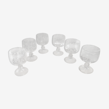 6 Luminarc glasses