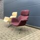 2x Artifort Big Tulip by Pierre Paulin, oud model met kruisvoet